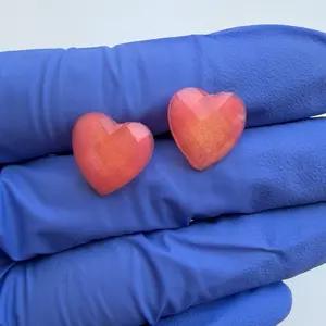 Cute heart stud earrings brand new