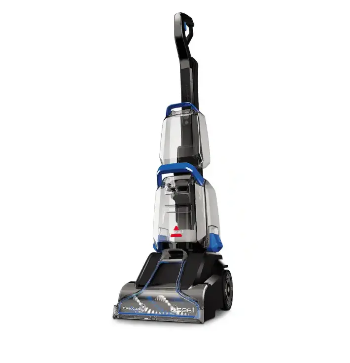 BISSELL TurboClean Cleaning Machine, Upright Carpet Cleaner, Carpet Washer, Deep Carpet Cleaning, Rug Shampooer, Floor Care Machine, Home Cleaning Appliance, Pet Cleaning Equipment, Powerful Carpet Cleaner, Easy Storage