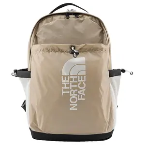 The North Face 19L Backpack with Comfortable Carrying and Easy Storage, Unisex Couple Style in Light Brown