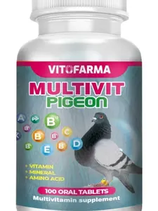COMPLETE MULTIVITAMIN FOR BIRDS, PIGEON 100TAB - SUPPLEMENT FOR BIRDS Exp. 12/27
