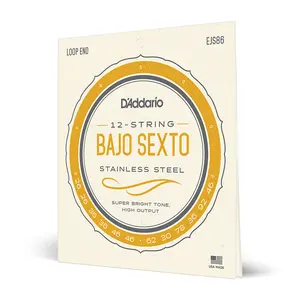 D'Addario EJS86 Bajo Sexto 12-String Set D'Addario EJS86 Bajo Sexto 12-String Set