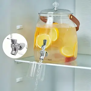 Transparent Beverage Containers with a Tap Lemonade Jug Perfect for Outdoor Camping, Festive Parties, And Family Gatherings!