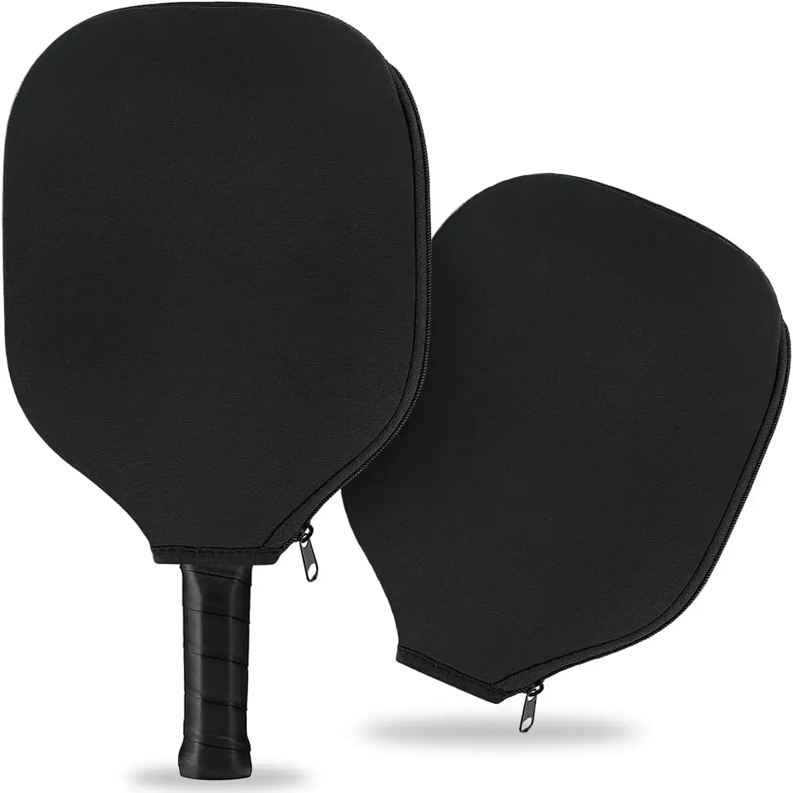 Chloroprene rubber pickleball bag case with zippered opening, suitable for most pickleball paddles and unisex use