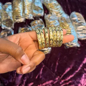 18k GOLD LAYERED NON TARNISH BANGLES