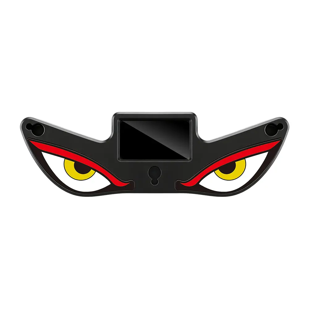 Solar Devil Eye LED Car Window Light, Wireless No-Drill Solar & USB Powered Animated Warning Light, Waterproof Auto Devil Eye Decal for Car Windshield Rear Window, SUV Truck Universal Decorative Lamp, Car Decals, Automotive