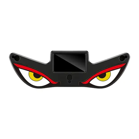 Animated Devil Eye Solar LED Car Light - Wireless No-Drill Solar & USB Powered, Energy-Saving LED Beads, Waterproof Automotive Window Mount, Universal for Windshield/SUV Truck, Car Interior Decoration Ornament
