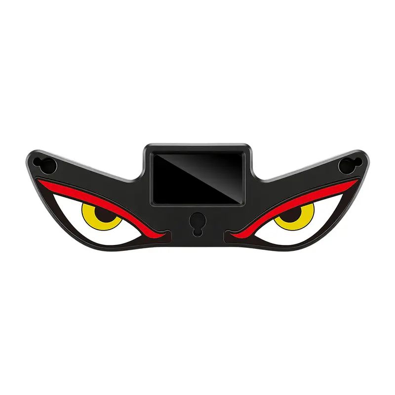 Animated Devil Eye Solar LED Car Light - Wireless No-Drill Solar & USB Powered, Energy-Saving LED Beads, Waterproof Automotive Window Mount, Universal for Windshield/SUV Truck, Car Interior Decoration Ornament