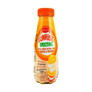 POCAS Sunrise Mango Orange Oat Milk Smoothie - 0g Sugar, 0 Additives, Rich in Vitamin C, 300ml