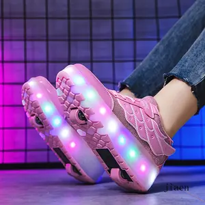 [New Roller Skates] 2024 New Trendy Student Roller Skates |       for Boys and Girls with Removable Wheels