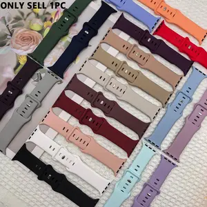 (Only Watch Band)Women's Iwatch Band 38-49mm, Soft Silicone Waterproof Strap, Smart Watch Straps, Smartwatch Accessories, Compatible with Series 11/10/9/8/7/6/5/4/3/2/1 Se Ultra/ultra2