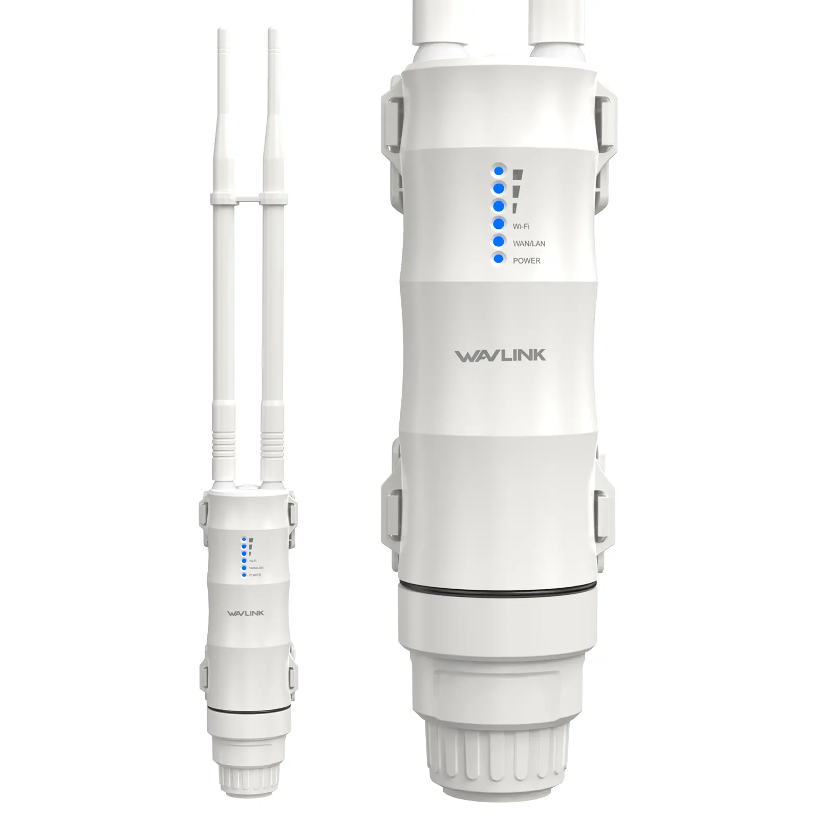 WAVLINK AC600 Dual Band Outdoor WiFi Range Extender - Wi-Fi Extender Repeater with PoE, IP67 Weatherproof, 2x7dBi Antennas for Farm, Courtyard, Wi-Fi Extender Repeaters