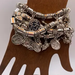 Zodiac Charm Bracelet Vintage Style Silver Gift for Her Aries Taurus Leo Libra Sagittarius Cancer Virgo Pisces Scorpio Aquarius Capricorn Gemini Stainless Steel Christmas Birthday Special Occasion