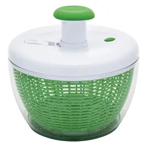Pro Pump Spinner with Bowl | Colander and Built in draining System Large 6.6 quart Utensils Salad Spinner Fruit Kitchen #flood
