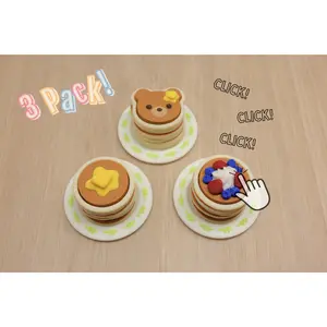 3D Printed 3-Pack Pancake Clicker Fidget Toy