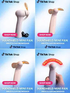 Custom Message LED Mini Fan