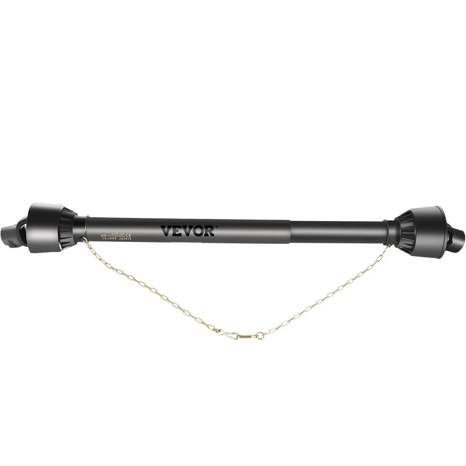 【SummerFinds】VEVOR PTO Shaft, 1-3/8\" PTO Drive Shaft, 6 Spline Tractor, Round Implement Ends PTO Driveline Shaft, Series 4 Tractor PTO Shaft, 43\"-61\" Brush Hog PTO Shaft Black, for Finish Mower, Rotary Cutter