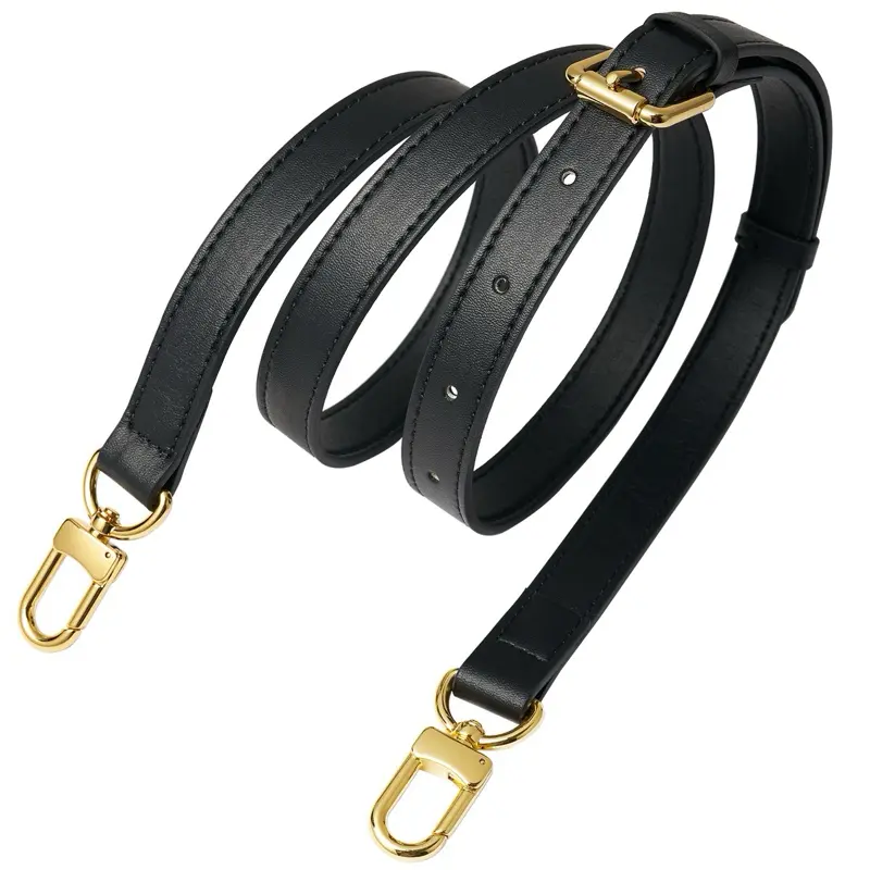 Black Replacement Strap Adjustable Crossbody for Multiple Handbags