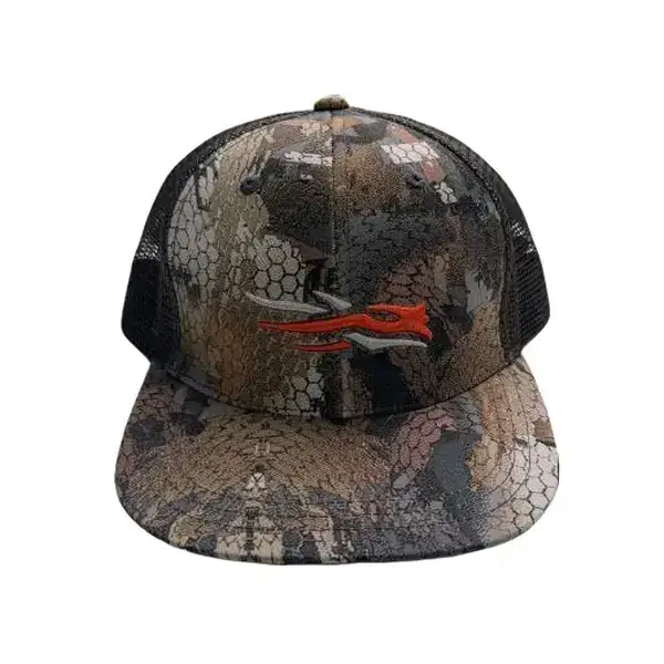Grey mesh trucker cap with clean design, lightweight casual hat for everyday outdoor style.