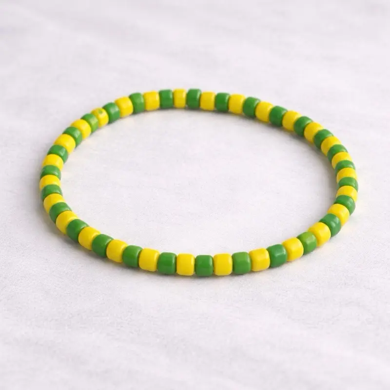 Mano de Orula hecho de mano 8 pulgada muneca, Orula bracelet handmade 8in wrist