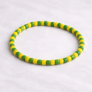 Mano de Orula hecho de mano 7 pulgada muneca, Orula bracelet handmade 7in wrist