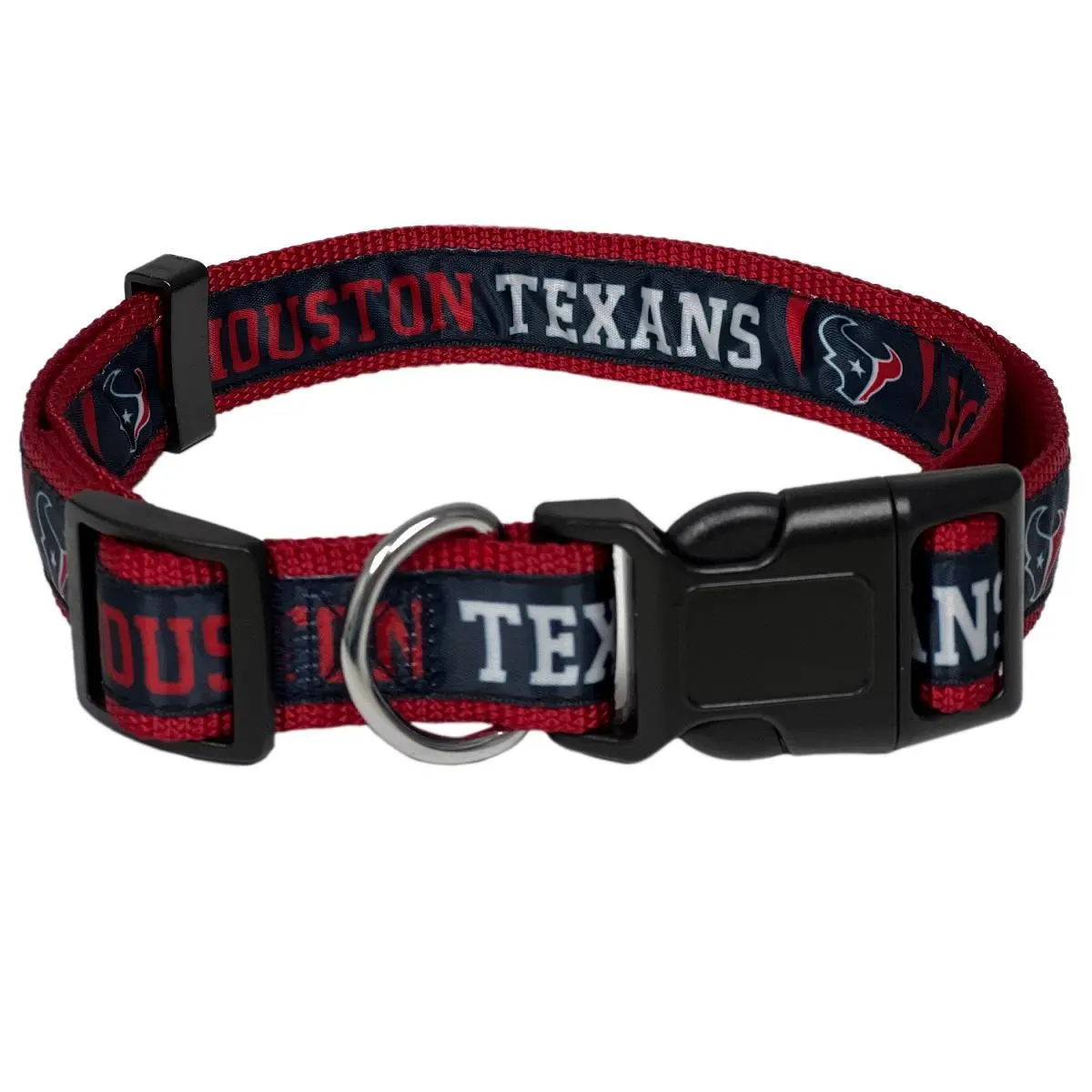 PETS FIRST NFL HOUSTON TEXANS SATIN COLLAR FOR DOGS