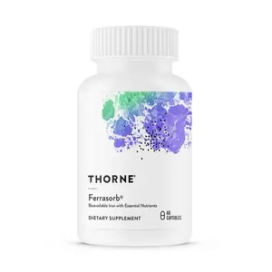 Thorne Ferrasorb - 60 Capsules Healthcare Iron