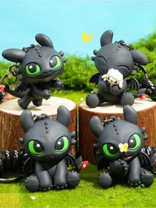 Official Dragon Toothless Keychain, Cute Pet Toy Backpack Keychain, Perfect as Birthday Gift / Valentine's Day Gift