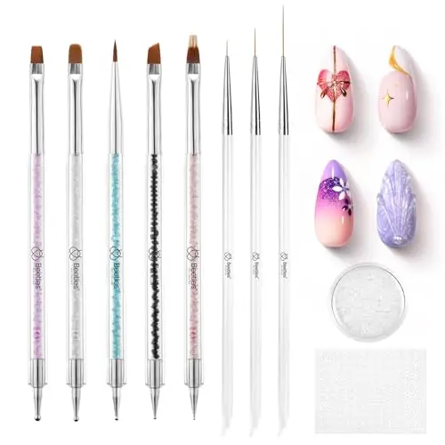 8Pcs Double-headed Nail Art Brush