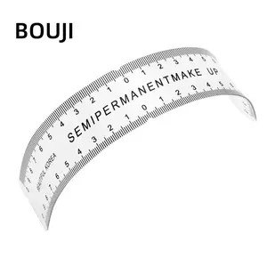 1pc Eyebrow Stencil Grooming Brow Professional Semi Permanent Makeup Ruler Measure Tools Shaping Styling Eyebrow Template