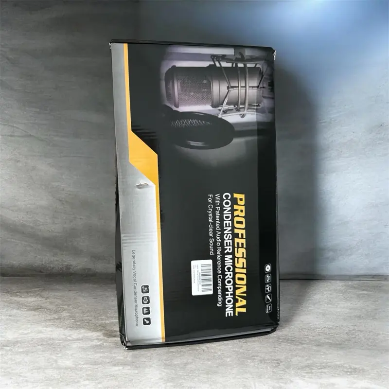 Professional Condenser Microphone for High-Quality Sound Recording and Broadcasting