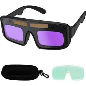 Auto-Darkening Welding Goggles |   UV/IR Protection & 1/25000s Reaction - TIG/MIG/ARC Helmet with Clear Lens