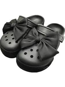 Solid Color Bowknot Design Shoes Decorations, Cute Shoes Jewelry for Women & Girls, Fashionable Shoes Decorations for Clogs, Shoes Diy Accessories, Croc Jibbitz