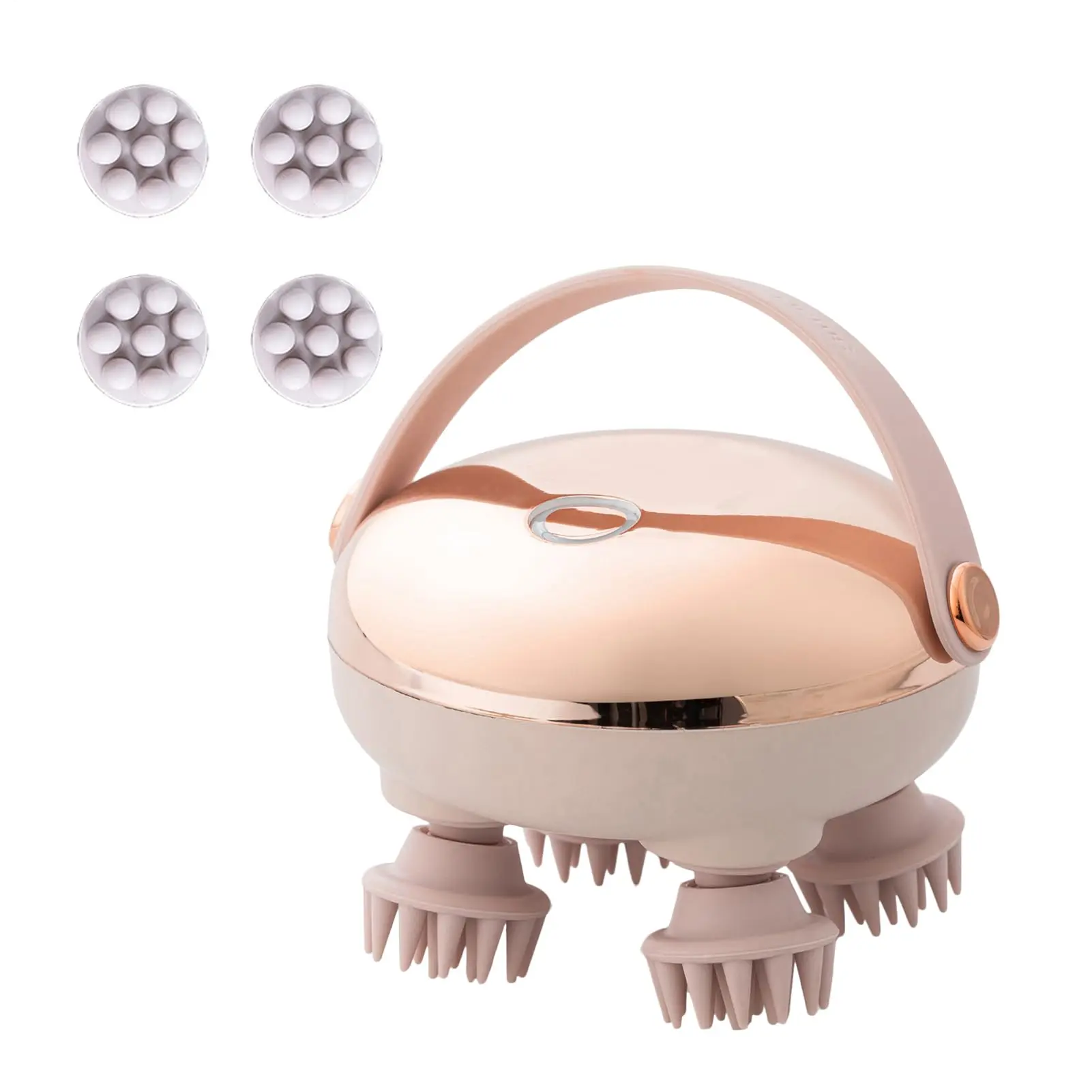 Electric Head Massager, Portable Self-care Scalp Spa Device, Rechargeable Waterproof Scalp Massager with 8 Removable Massage Claws for Head Relax & Stress Relief,back to school,back to school haul