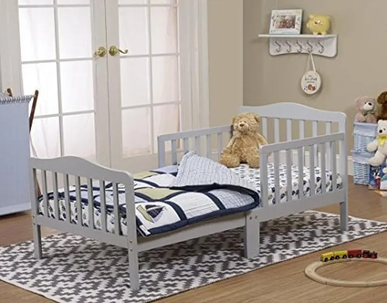 Orbelle Toddler Bed, Gray, Indoor Use