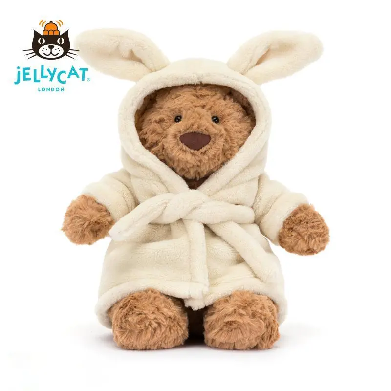 Jellycat Bartholomew Bear ‘Bathrobe’ Plush, Cute Sailor Teddy Bear, Soft Stuffed Animal, Birthday Baby Shower Gift for Kids sohochic