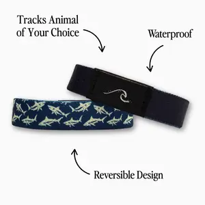 Ocean Animal Tracking Bracelet - Tap to Track YOUR Animal, Waterproof, and Reversible Design
