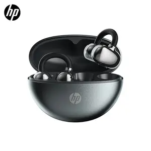 HP H10M Wireless Ear Clip Earphones – Stereo Sound, Noise-Canceling Lightweight Sport Headphones, Secure Fit for Gaming, Sports & Office Use, Noise Cancellation Headphones