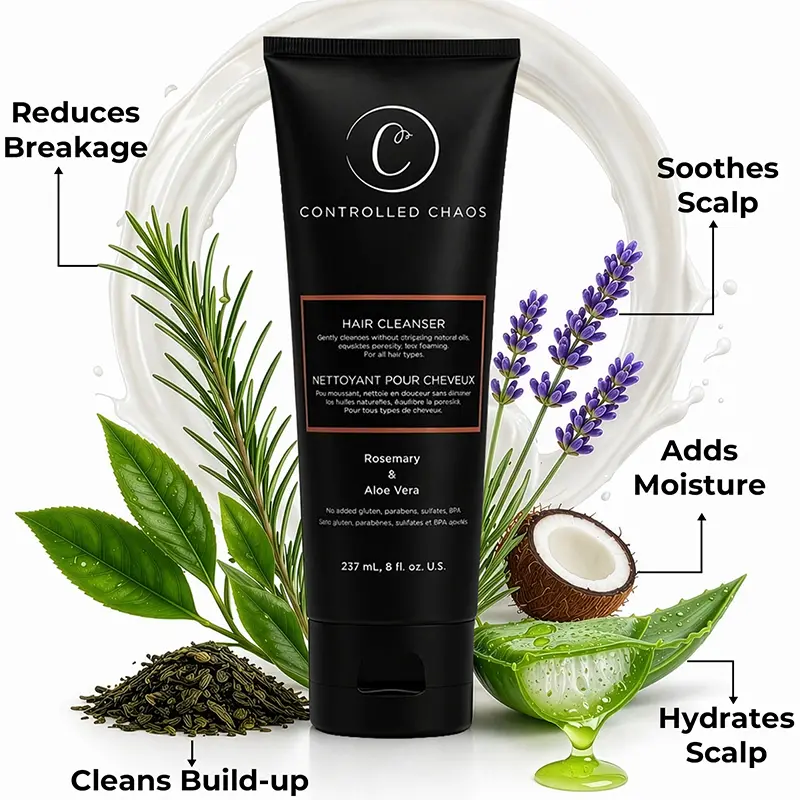Hair & Scalp Cleanser Calms, Soothes & Balances Scalp, Hydrates Dry Hair & Supports Healthy Hair Regrowth – Made in USA