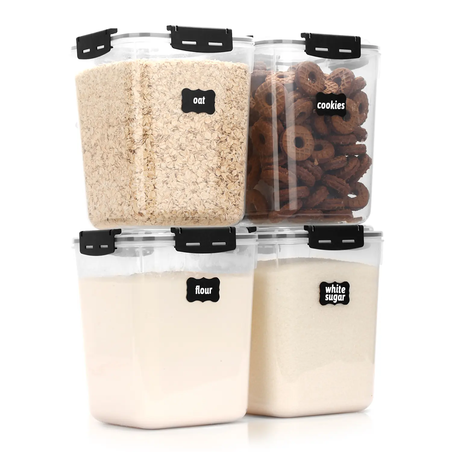 5.3L/179oz big Snack container set Food Storage Container box kitchen organizer fruit vegetable Dry Food Grains Plastic Airtight