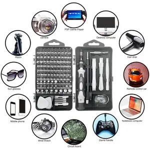 115 in 1 Upgraded Screwdriver Set, Strong Magnetic High Hardness, Multi-Function Disassembly Tool Kit, Special Shaped Drill Bits