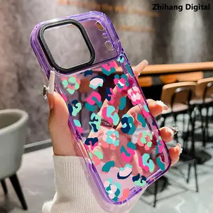 Creative Colorful Leopard Print TPU Phone Case for iPhone 17 Pro Max Air 16 Plus 15 14 13 12 11 Anti-Yellowing Shockproof durable ultra-thin Crystal Cover Protection Smartphone Protector