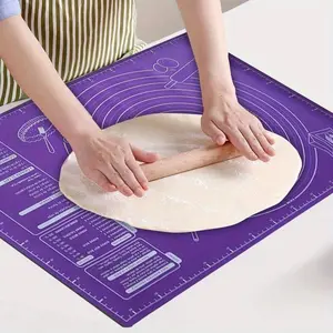 Non-stick Pastry Mat, Non-slip Special Mat for Kneading Dough, Kitchen Baking Tool for Pastry, Pizza, Bread, Cake, Cookies, Rolling Pin, Kitchen Accessories