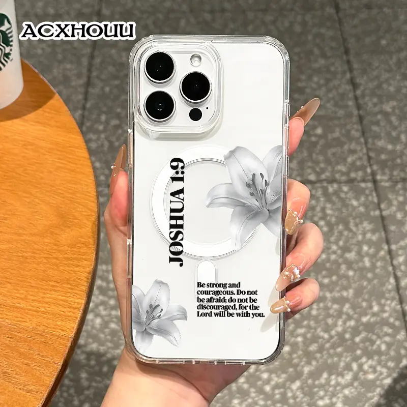 Magnetic Coquette Silicone Phone Case for iPhone 17 16 E Pro Max 15 Plus 14 13 12 11 XS XR, Pastel Joshua 1 9 Design, Aesthetic Girly Stylish Accessories with Shock Resistance & TPU Protection