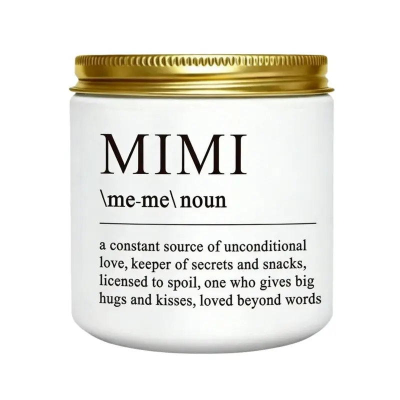 Mimi Gifts- Funny Mimi Birthday Gift, Mother's Day Gifts for Mimi Grandma Grandmother, Mimi Definition Scented Candle, Home Fragrance, Decoration, Candle Light