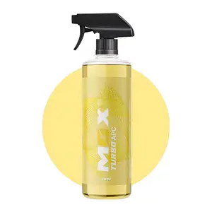 Turbo APC Ultra-Strength All-Purpose Cleaner Concentrate – Maximum-Power Degreaser for Interior, Exterior, Engine Bays, Tires, Wheels, Vinyl, Plastics & More – Professional Grade Formula for Deep Cleaning, High Foaming, and Fast Results