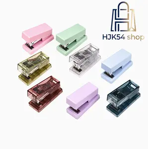 3PCS Mini Stapler Set, Portable Macaron Pastel Color Staplers, Small Desktop Stapler for Students, School, Office, Home Use