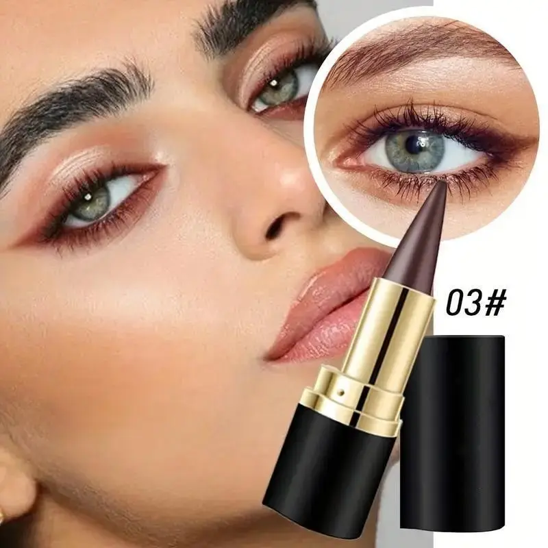 2-piece eyeliner and eyeshadow set, Eye makeup products, Enhance eye makeup, matte finish, black and brown tones, long-lasting, easy to apply, creates cat-eye and smoky looks, perfect for Halloween and everyday makeup, ideal as Valentine's Day gifts