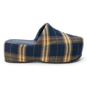 COCONUTS by Matisse Womens Bella Platform Mule Clogs Casual - Blue