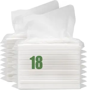 Car Tissue Refill, 18 Packs Car Tissues Auto Visor Tissue Refills for Visor, Napkins Holder Refill, Car Travel Tissues, Soft and Smooth (18 Pieces)