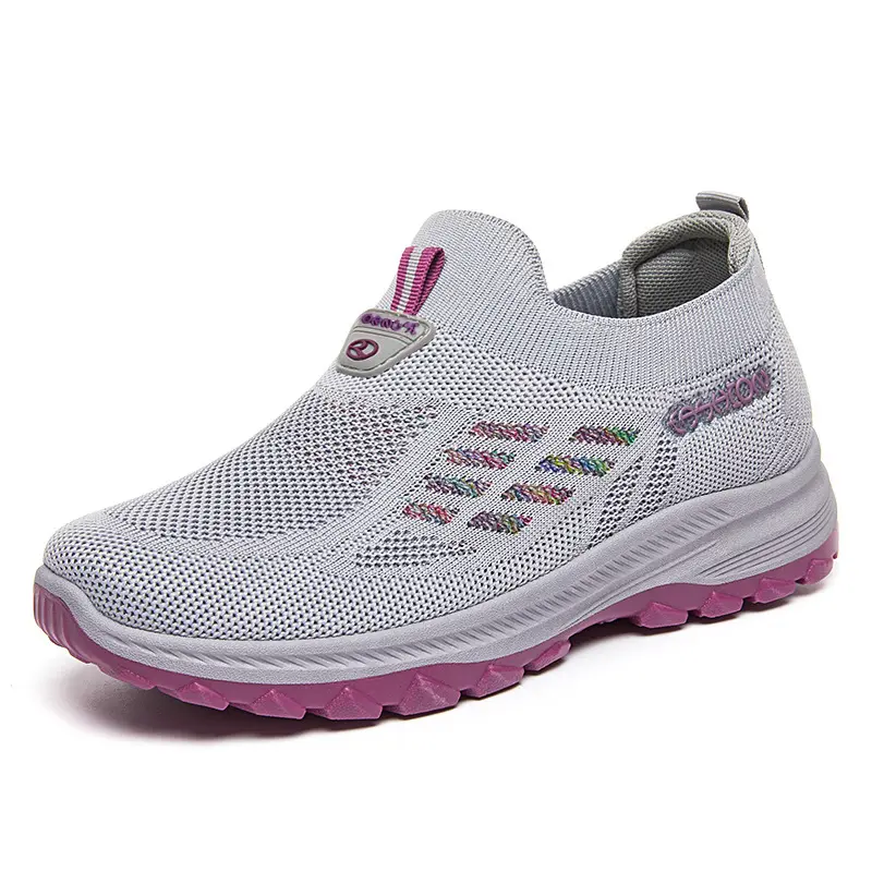 OFIREND|Women's Knit Slip-On Sneakers | Breathable Mesh Walking Shoes, Stylish All-Match Casual Shoes,summerwins,summeroutfits,vacationoutfits,beachoutfits